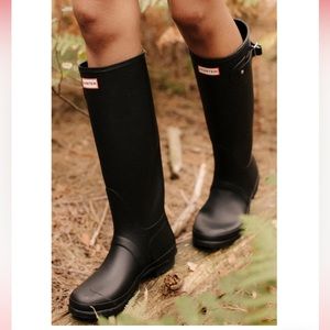 Hunter Original Tall Rain Boot in Matte Black